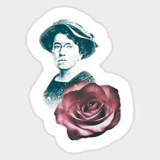 Emma Goldman, a Feminist & Social Justice Activist Sticker